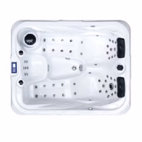 Bol en plastique à pied dans le bain à remous en pierre de marbre Upc baignoire autoportante en acrylique en forme de cœur